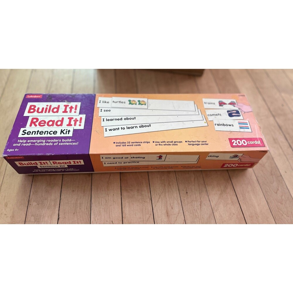 Hard to Find Kit Lakeshore build it read it sentence kit TT903 All Pieces